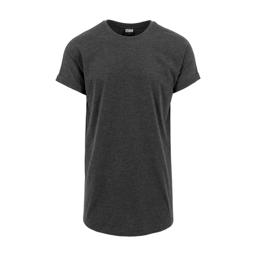 Long Shaped Turnup Tee charcoal XXL