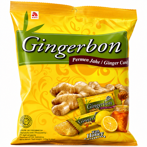 Agel Gingerbon Honey Lemon 125g