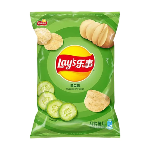 Lay's Potato Chips Cucumber Flavour Contains Aspartame 70g