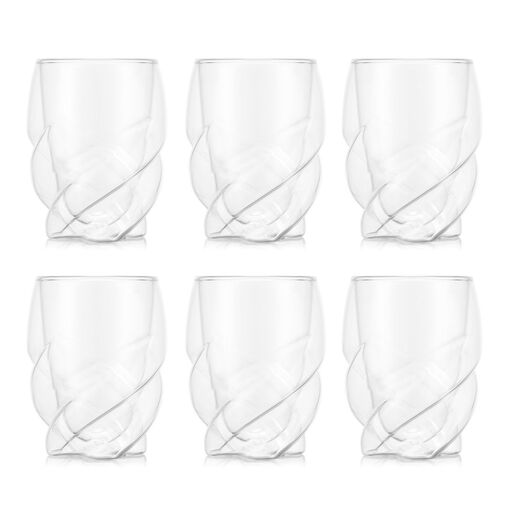 Lot de 6 verres Bodum Pavina Paris à double paroi