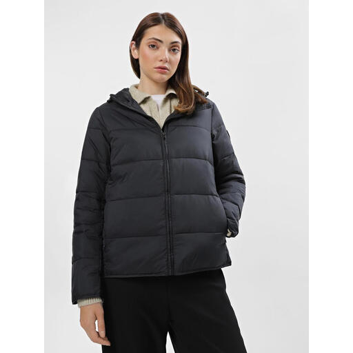 Wrangler gewatteerde outdoor jas in zwart