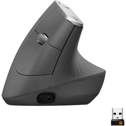 Logitech MX Vertical, Ergonomic Wireless Mouse