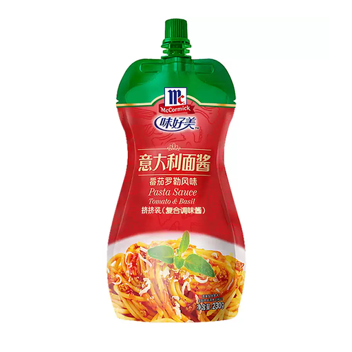 McCormick Pasta Sauce Squeeze Pouch (Tomato & Basil) 230g