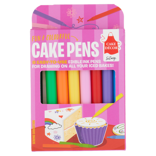 Cake Decor Edible Cake Pens 8 Colours