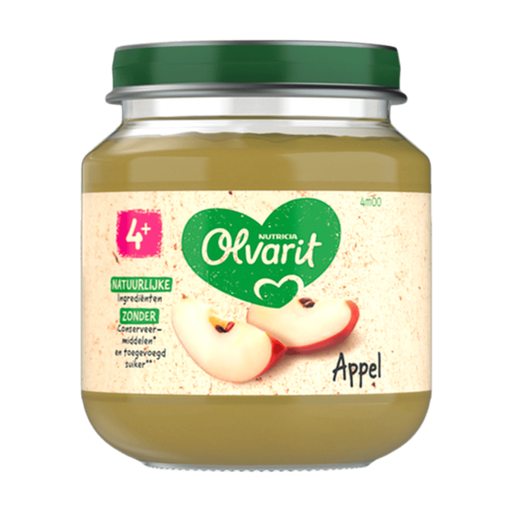 OLVARIT 1st Fruit Snack 4months+ Apple