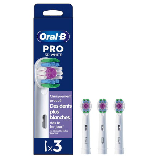 Oral-B 3D White Brush Heads x3