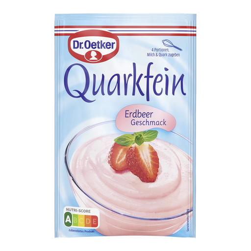 Dr. Oetker Quarkfein Strawberry Dessert Powder 56g