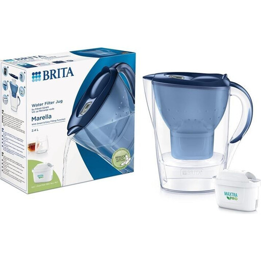BRITA Wasserfilterkanne Marella Blau 2.4 L
