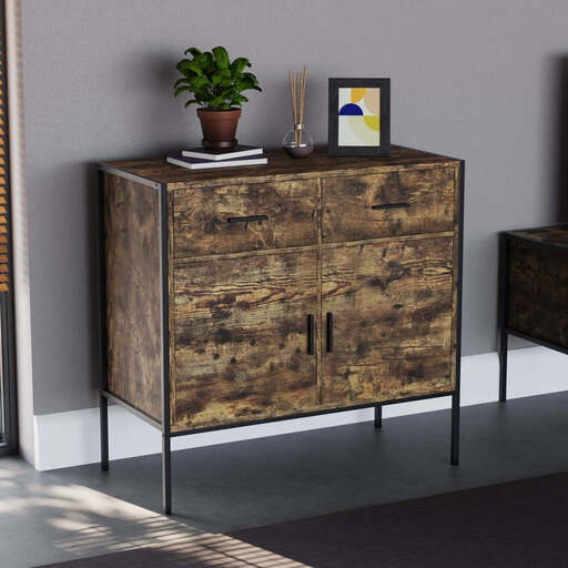 Vida Designs Sideboard Brooklyn 2 Doors 2 Drawers