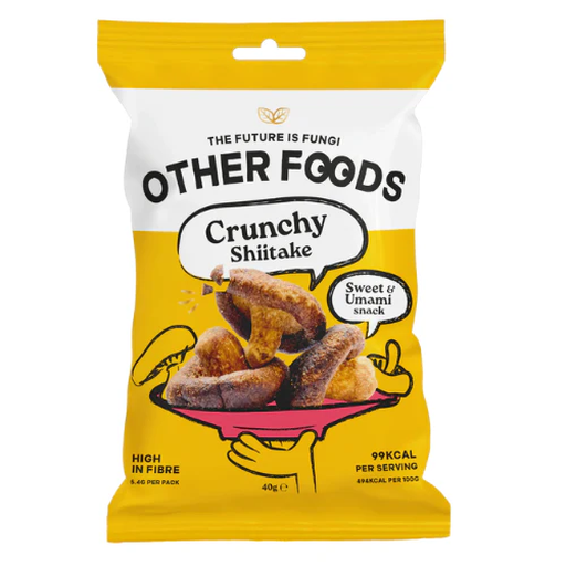 Crunchy Shiitake Mushroom Crisps, Umami Flavour