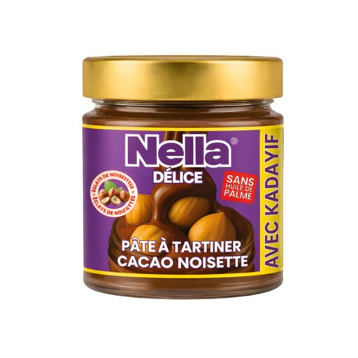 NELLA P?te à Tartiner Cacao Noisette et Kadayif 200 g