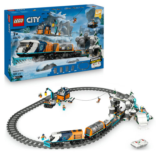 LEGO City 60470 Explorers' Arctic Polar Express Train