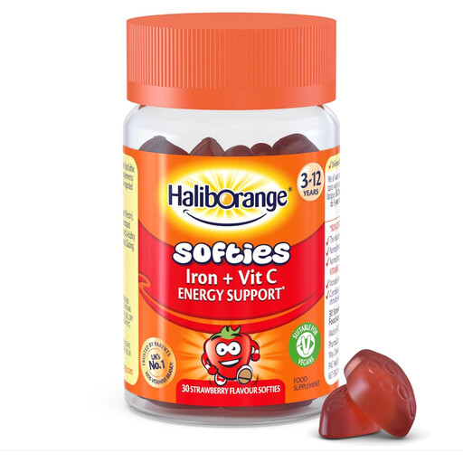 Haliborange Softies Iron + Vit C 30 Strawberry Flavour Softies