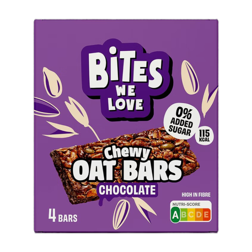 Bites We Love Chewy Oat Bars Chocolate