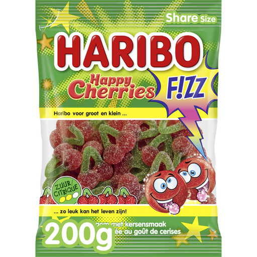 Haribo Happy Cherry Soda Flavor Gummies - 200 g