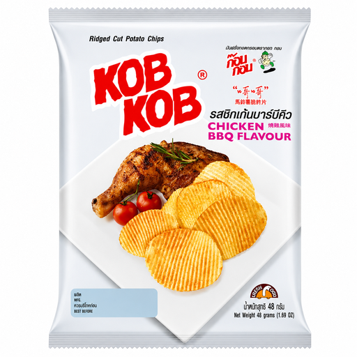 KOBKOB chips saveur poulet barbecue 48 g