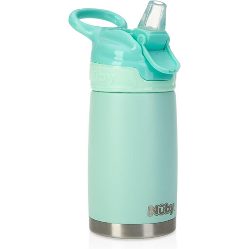 Nuby Stainless Steel Flip-it Cup Aqua