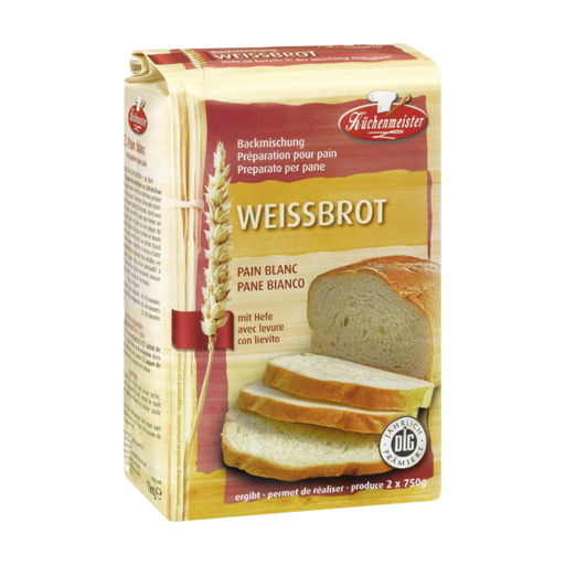 Küchenmeister Classic White Bread Baking Mix 500g