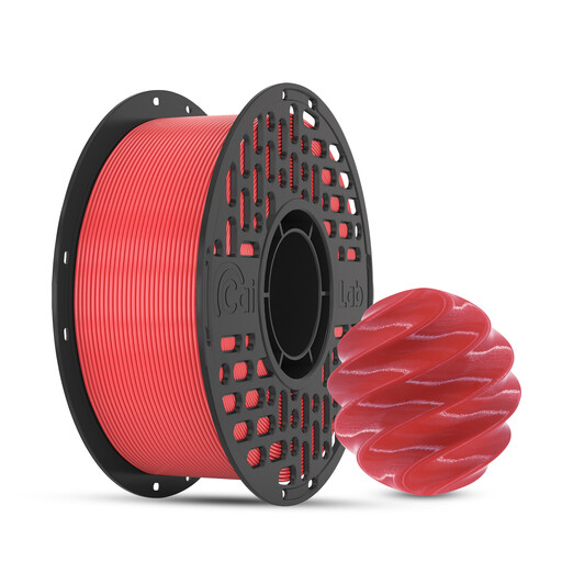 CAILAB 3D Printer Filament PETG in Rot auf einer Spule