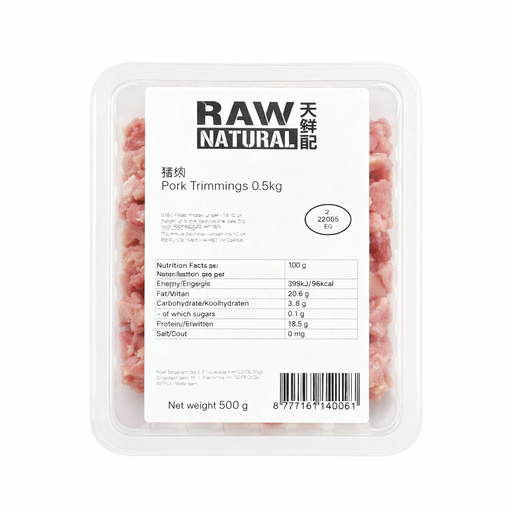 Raw Natural Pork Mince - 500 g