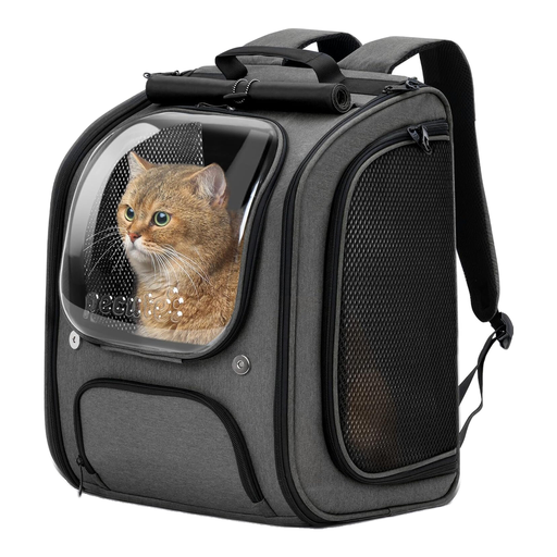 pecute Capsule Pet Backpack - Grey