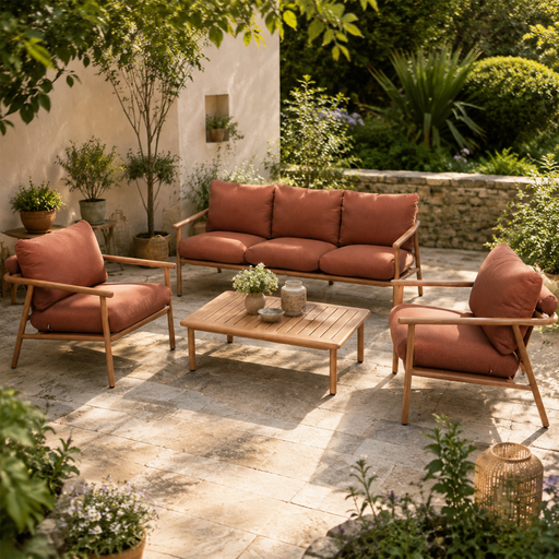 Gartenmöbel Aluminium Sofa-Set