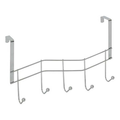 5-Hook Coaty Metal Over-Door Rack