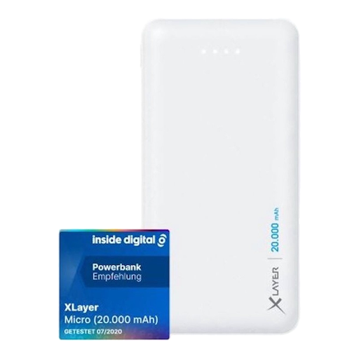 Xlayer Power Bank Micro White - 20000mAh