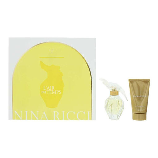 Nina Ricci L'Air Du Temps 2 Piece Gift Set: EDT 50ml - Body Lotion 75ml For Women