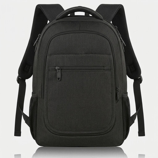 Expandable Laptop Travel Backpack in Black