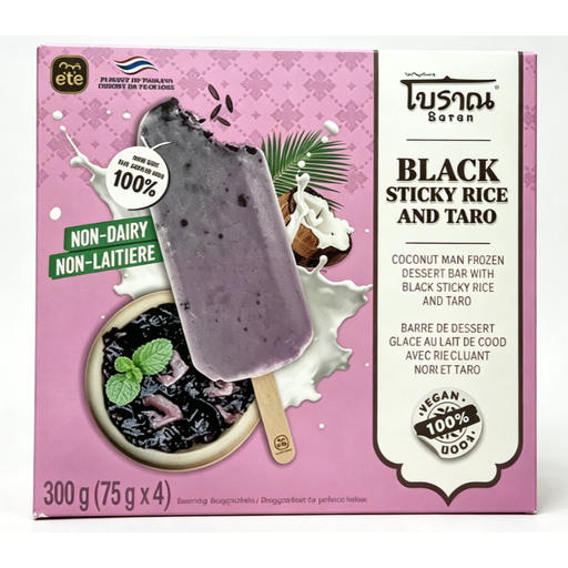 ETE Boran Coconut Ice Sticks Black Sticky Rice & Taro