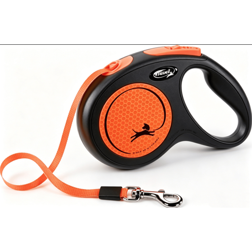 FLEXI NEW NEON TAPE ZW/ORANJE S 5M