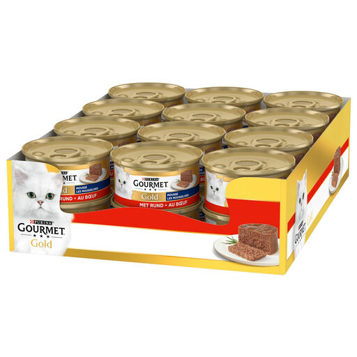 Gourmet Gold Canned Cat Food Beef