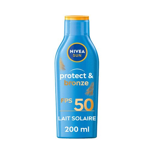 Nivea Sun Protect & Bronze Lait Solaire Activateur de Bronzage SPF 50
