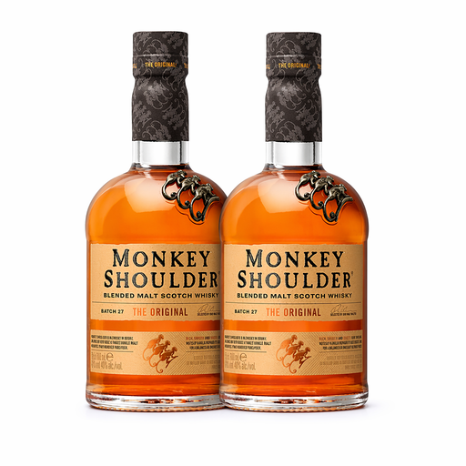 Pack of 2 - Monkey Shoulder Blended Malt Whisky 70cl