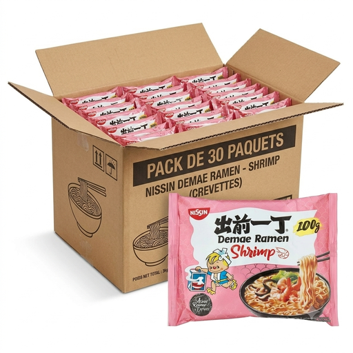 Nissin Instant Demae Ramen Noodle Shrimp