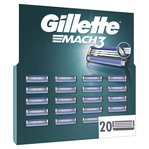 Gillette Mach3 Systemklingen 20er-Pack