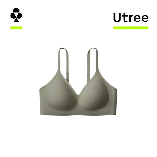 Utree - 小胸女士文胸，提拉塑形，收副乳，防下垂，无痕 - 蓝绿色 - 160-165/90-95 (L)