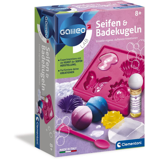 Clementoni Galileo Lab Soaps & Bath Bombs Craft Kit