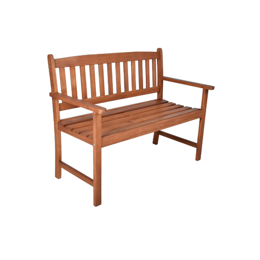 Garden Pleasure 2-Seater Bench, Reddish-Brown
