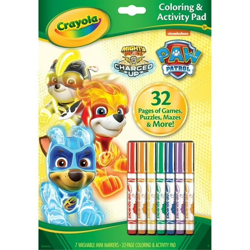 Crayola Paw Patrol Colour and Activity Pad