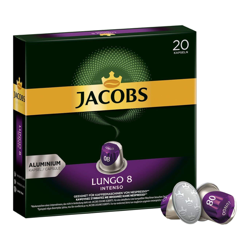 Jacobs Lungo 8 Intenso 咖啡胶囊 20 粒 104g
