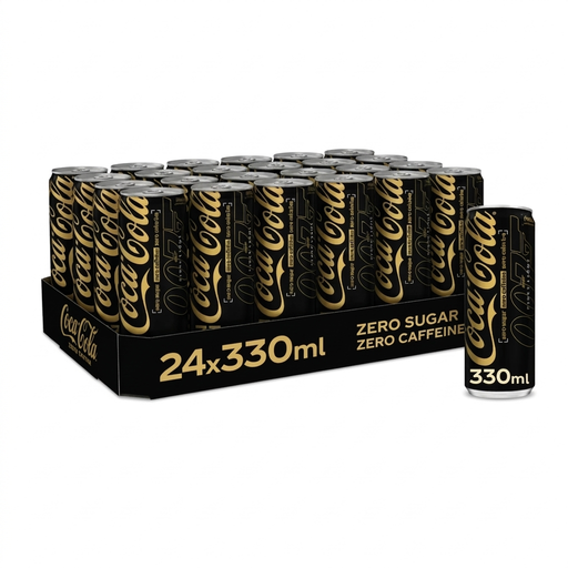 Coca-Cola Zero Sugar Caffeine Free Cola - 24 x 330 ml