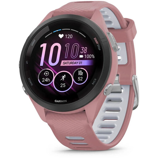 Garmin Forerunner 265S - Sports watch with GPS - Suitable for running - 42 mm - Pink