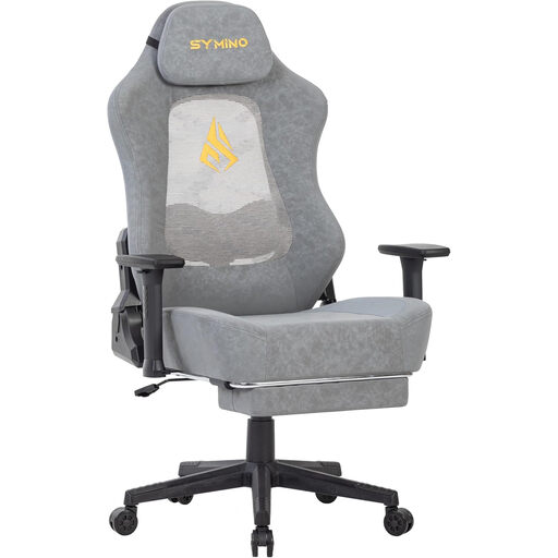 SYMINO Ergonomic Gaming Chair with Breathable Cut-Out Backrest