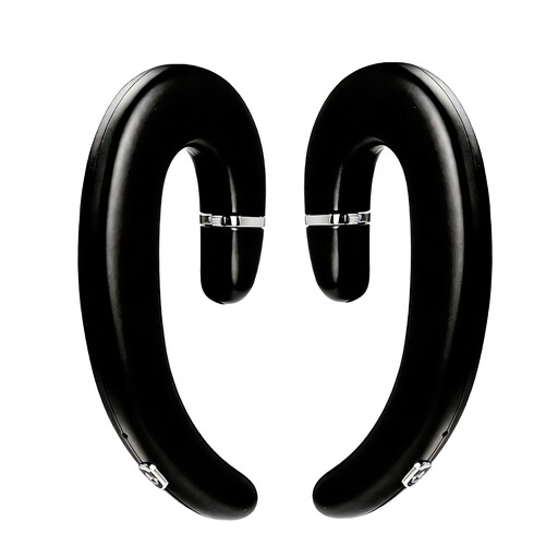 VoxorAI C6 Black Dual-Ear Hook Earphones