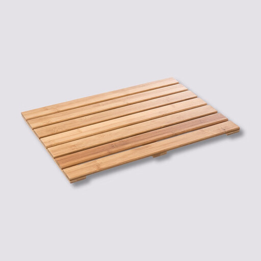 5five Bamboo Duckboard Bath Mat - 53 x 36 cm, Natural