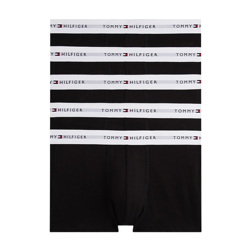 Tommy Hilfiger Signature Cotton Essential Trunks 5-Pack Black SM