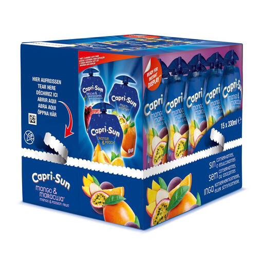 Capri-Sun Mango-Passionfruit Soft Drink 15x0.33L