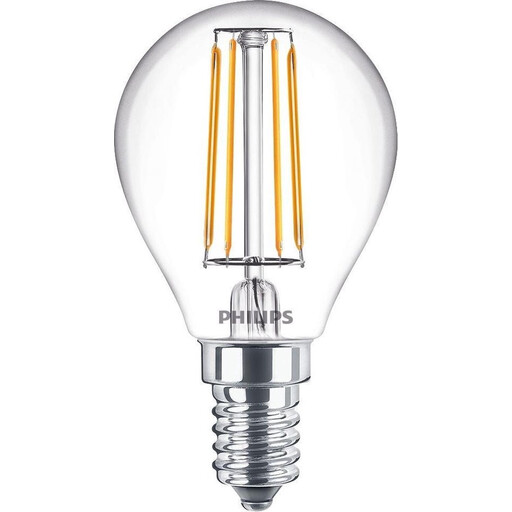 Philips - Filament Candle Lamp Clear 40W P45 E14